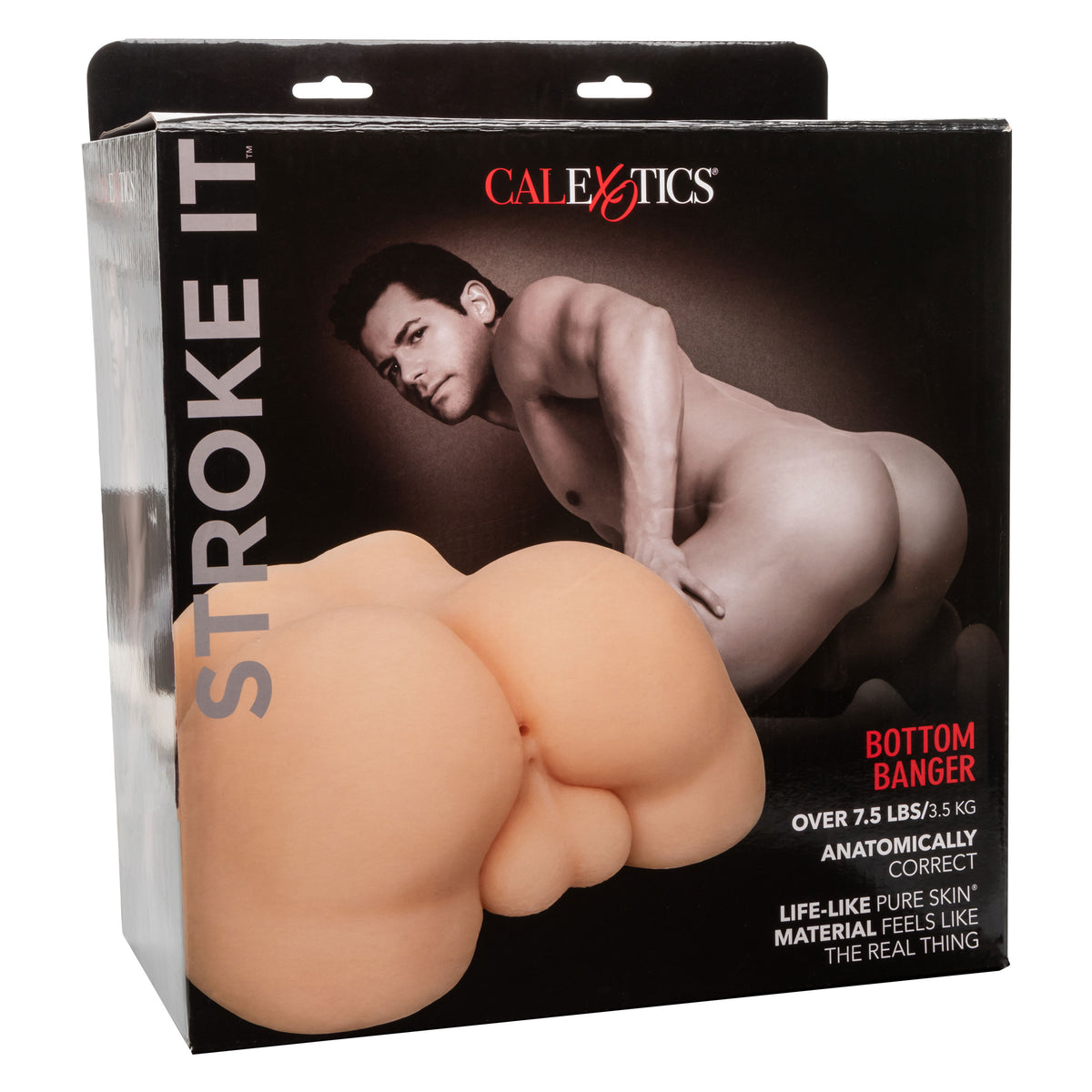 Stroke It Bottom Banger Ivory Realistic Pleasure Chamber 7.5 Pounds Pure Skin Material > Sex Toys For Men > Assbators