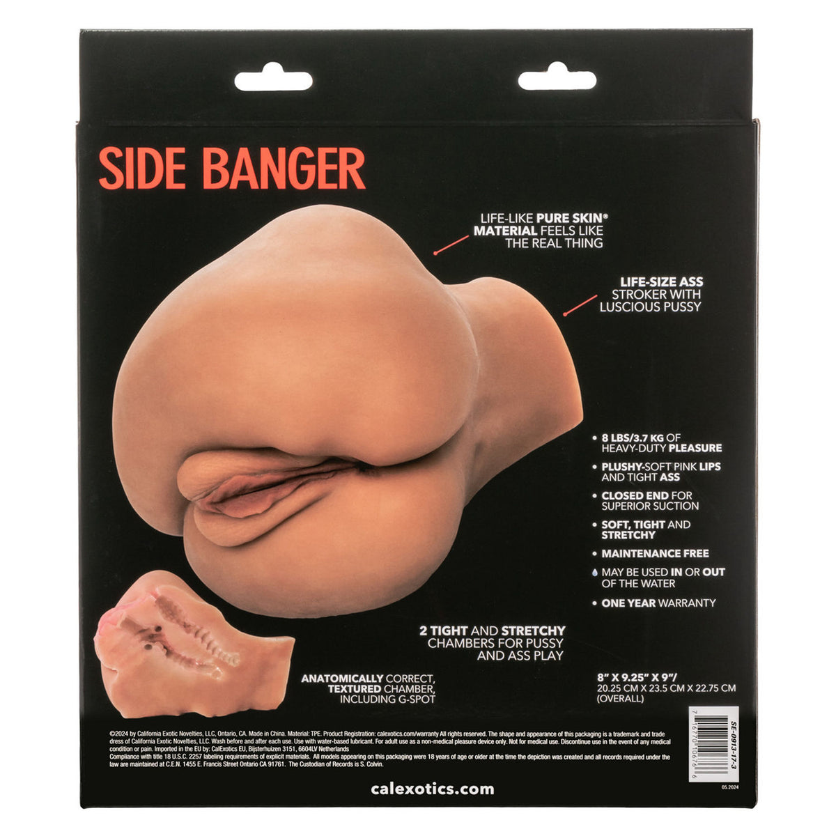 Stroke It Side Banger Brown Male Masturbation Aid Realistic Ass > Sex Toys For Men > Masturbators > Manual