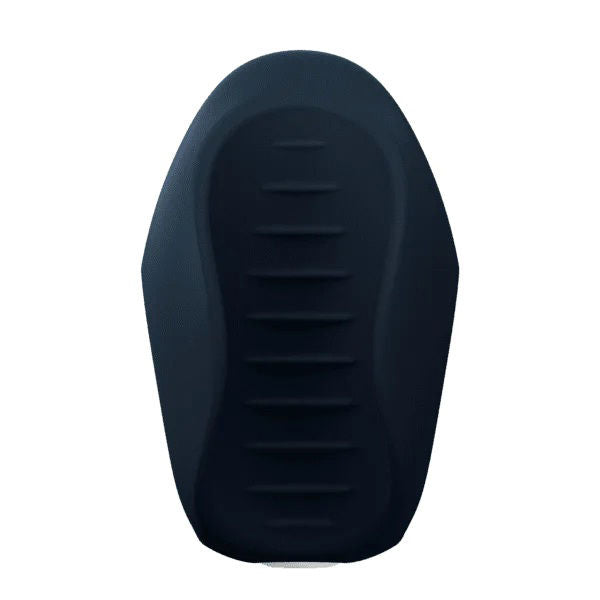Stroke Vibrating Male Stroker Black Silicone Texture > Sex Toys For Men > Masturbators > Vibrating