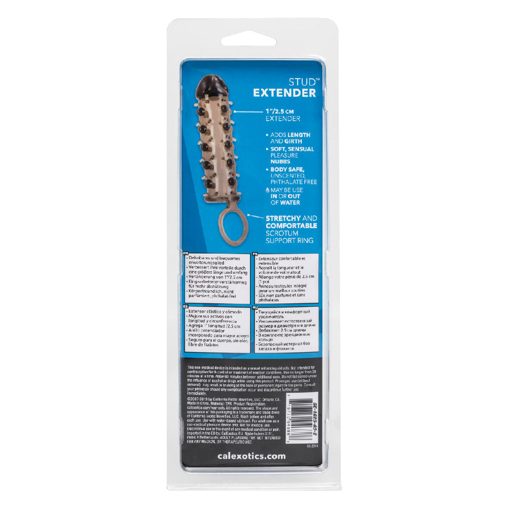 Stud Extender Penis Sleeve with Support Ring for Extra Stimulation SLEEVES