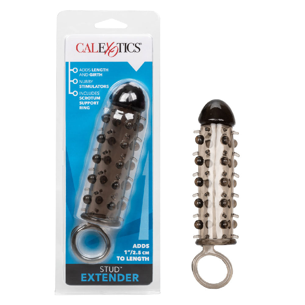 Stud Extender Penis Sleeve with Support Ring – Soft Stretchy Silicone 2 Inch Sleeve > Sex Toys For Men > Penis Sleeves