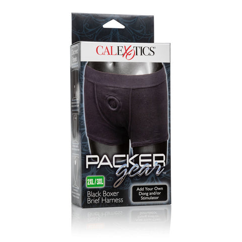 Packer Gear Black Boxer Brief Harness Extra Large Erotic Wear Harnesses & Strap-Ons