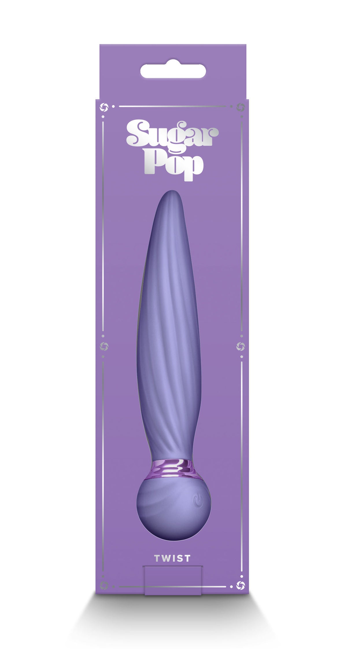 Sugar Pop Twist Purple Silicone Water Resistant Vibrator > Vibrators > Standard Vibrators