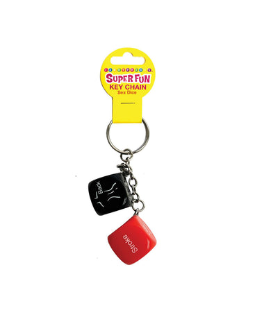 Super Fun Key Chain Sex Dice Erotic Dice Novelty Keychain Gag Gifts & Novelties