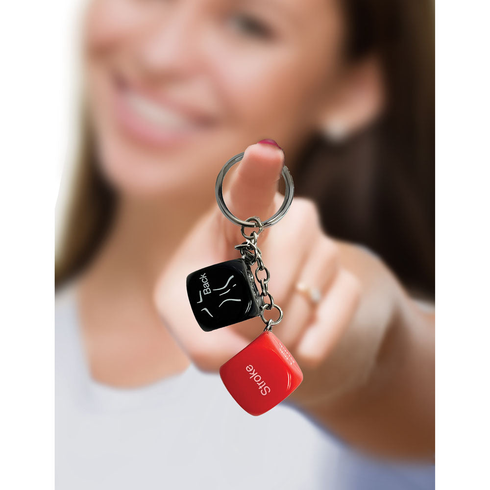 Super Fun Key Chain Sex Dice Erotic Dice Novelty Keychain > Novelties > Gag Gifts