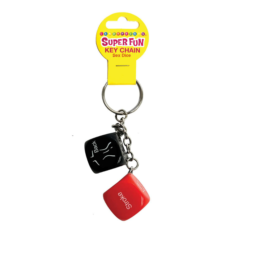 Super Fun Key Chain Sex Dice Erotic Dice Novelty Keychain > Novelties > Gag Gifts