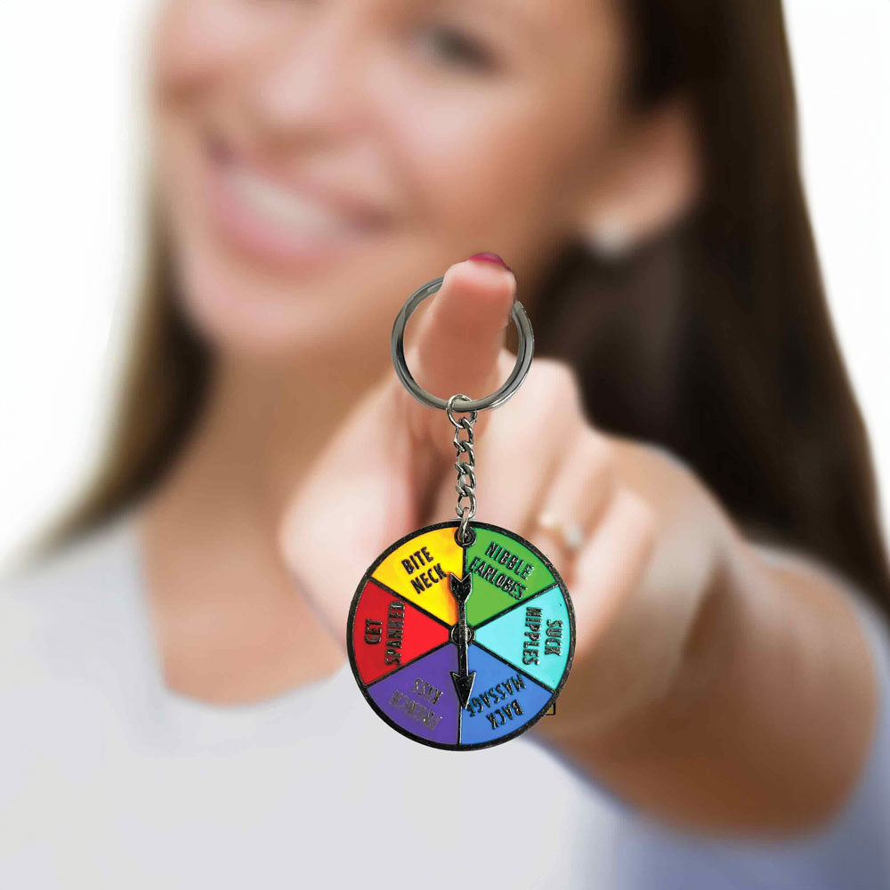 Super Fun Sex Spinner Keychain - Naughty Spinner Novelty Accessory > Novelties > Gag Gifts