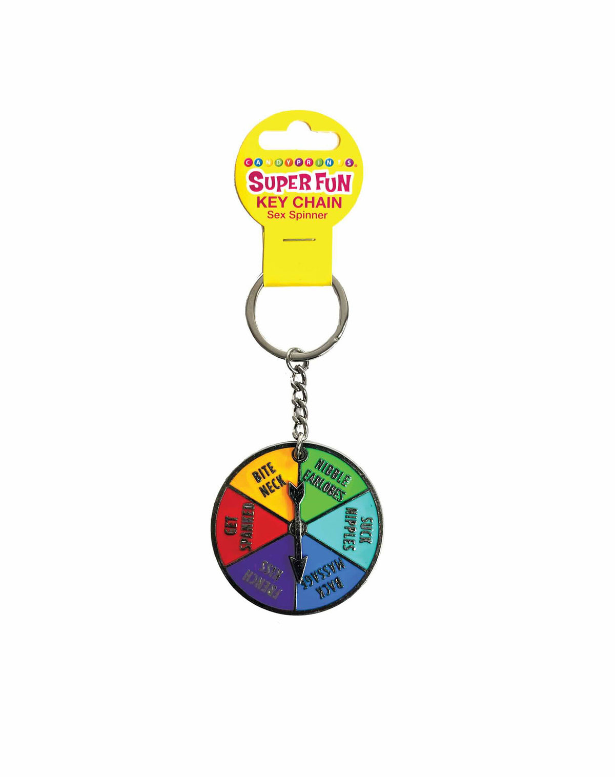 Super Fun Sex Spinner Keychain - Naughty Spinner Novelty Accessory > Novelties > Gag Gifts