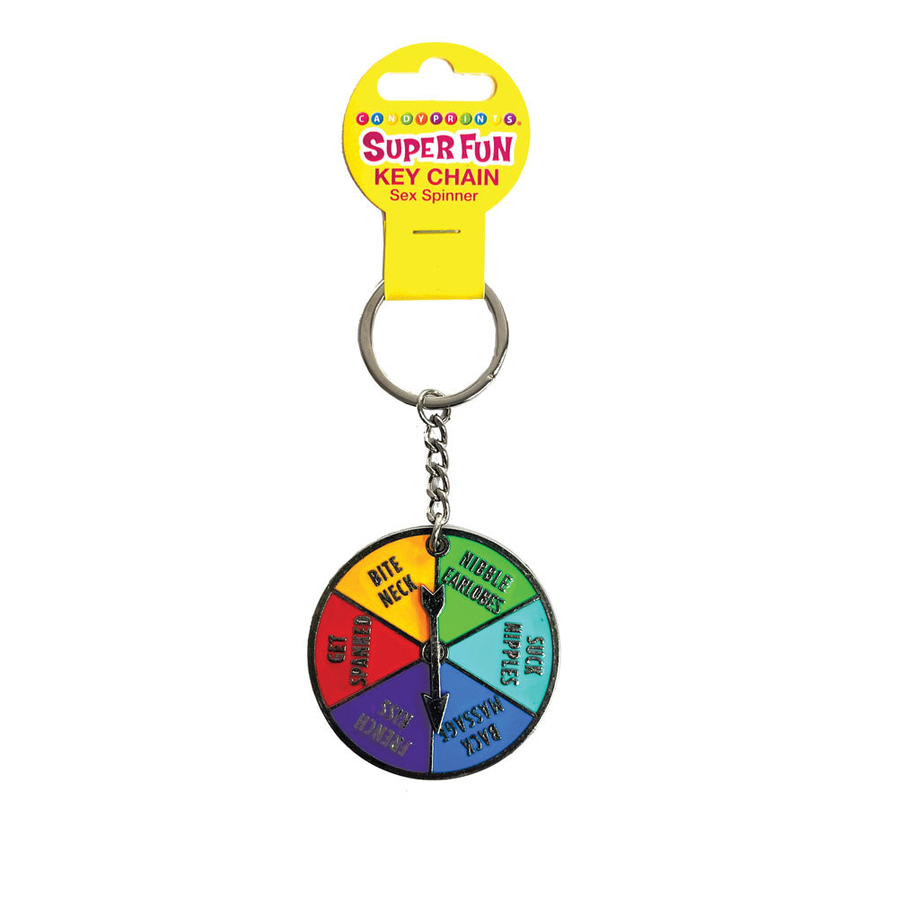 Super Fun Sex Spinner Keychain - Naughty Spinner Novelty Accessory > Novelties > Gag Gifts