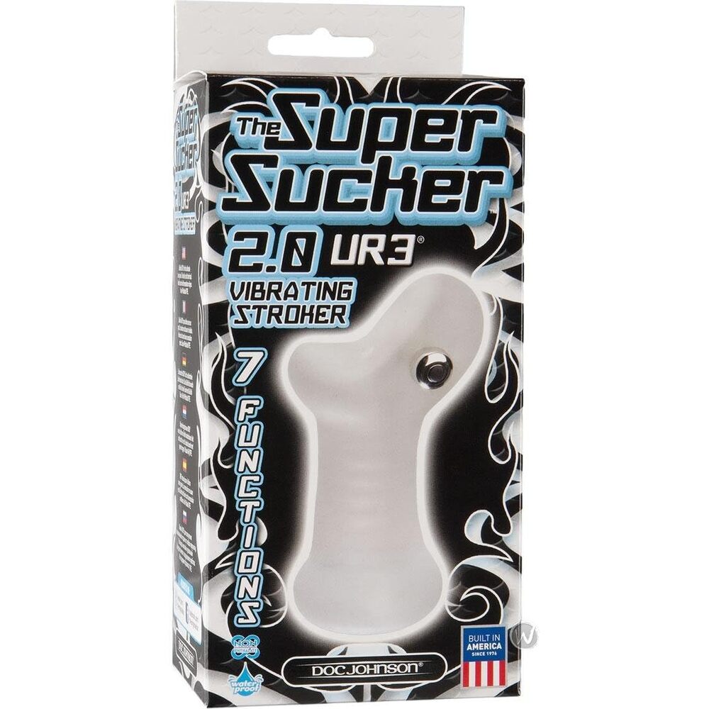 Super Sucker Ribbed Waterproof Realistic Masturbator Secondary image