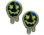 Super UV Trippy Neon Face Nipple Cover Pasties > Clothes > Pasties