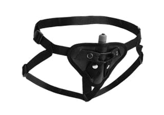 Sutra Fleece Lined Strap On With Vibrator Pouch > Dildos > Strap On Harnesses Main image