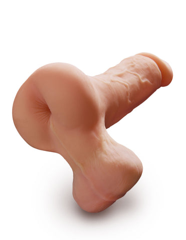 Pipedream Male Reach Around Stroker Male Masturbator Toy Beige Dongs Realistic