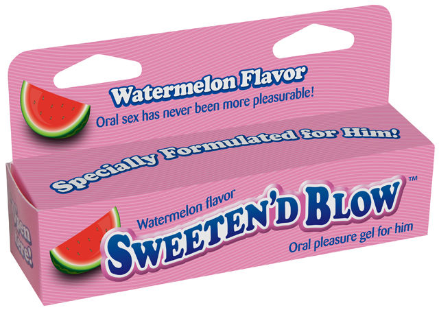 Sweeten'd Blow Bubble Gum Flavored Edible Oral Sex Gel > Lube > Oral Gels & Sprays