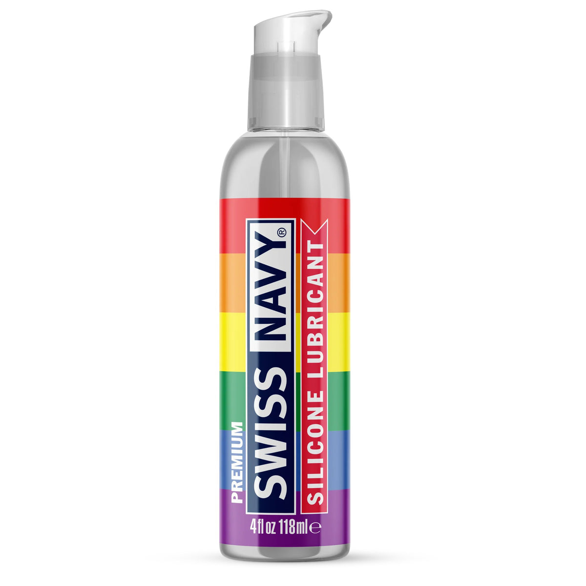 Swiss Navy Silicone Based Lubricant 4 Fl. Oz Pride Bottle > Lube > Anal