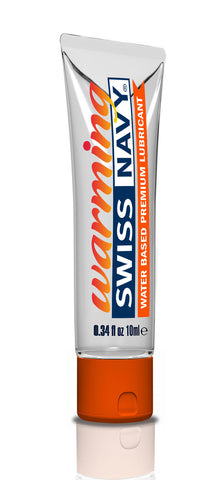 Swiss Navy Warming Water Based Premium Lubricant 10ml ENHANCERS