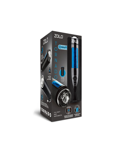 Zolo Tornado USB Rechargeable Auto Masturbator Black Strokers - Auto