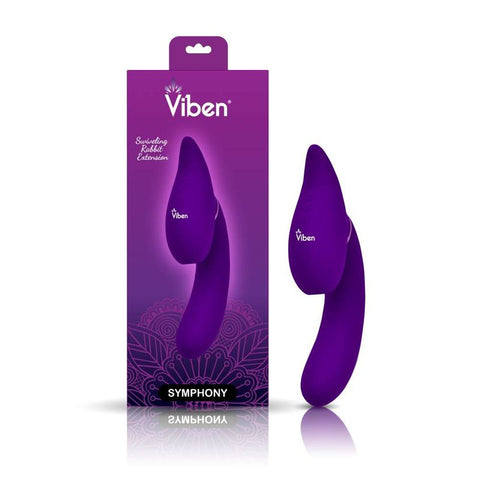 Symphony 21 Mode Swivel Suction Head Triple Motor Vibrator VIBRATORS-RABBIT