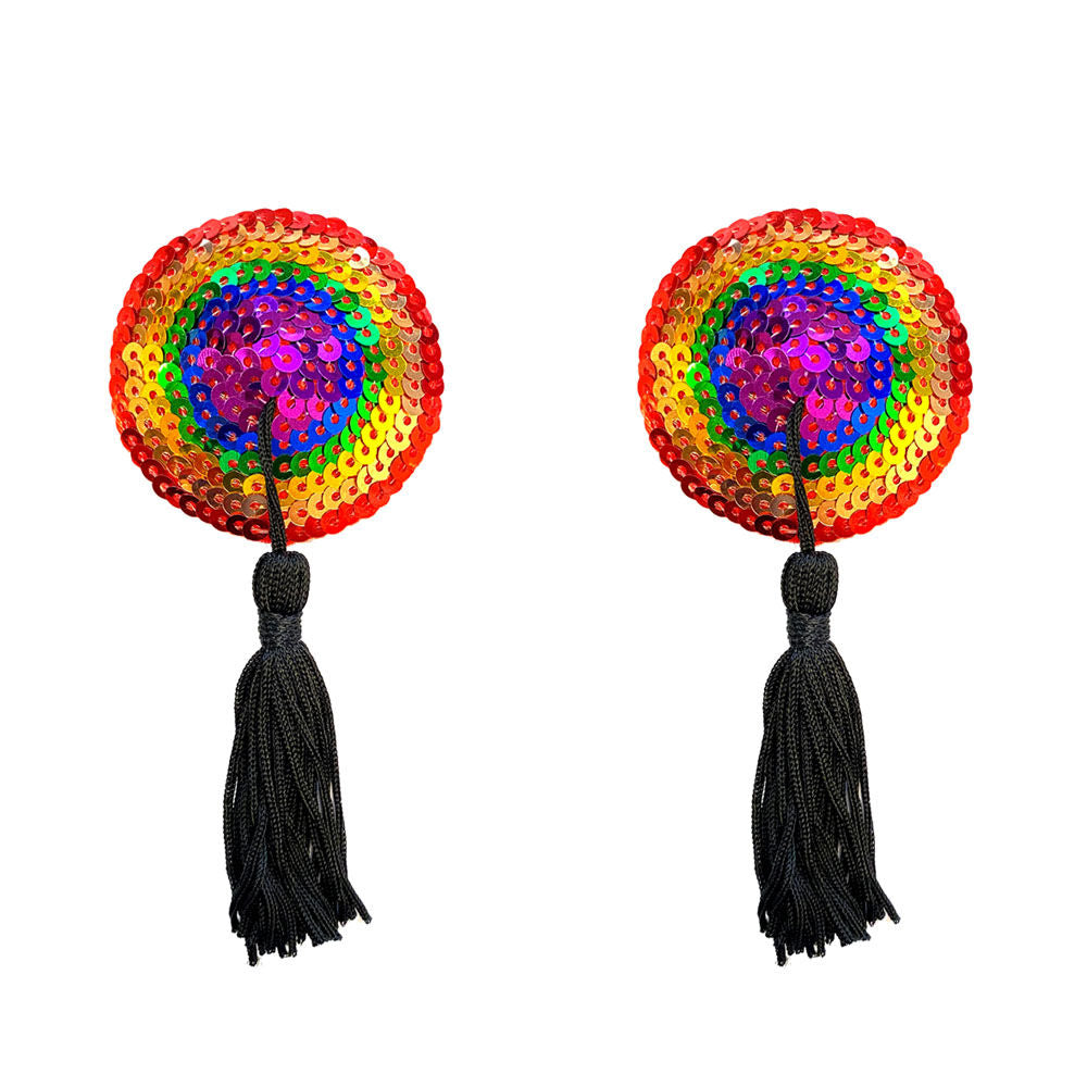 Reusable Silicone Nipztix Breast Petals With Lgbtqa Pride Designs Multi Pasties