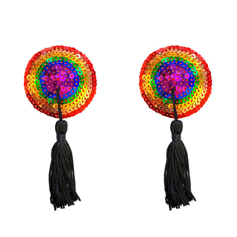 Reusable Silicone Nipztix Breast Petals With Lgbtqa Pride Designs Multi Pasties
