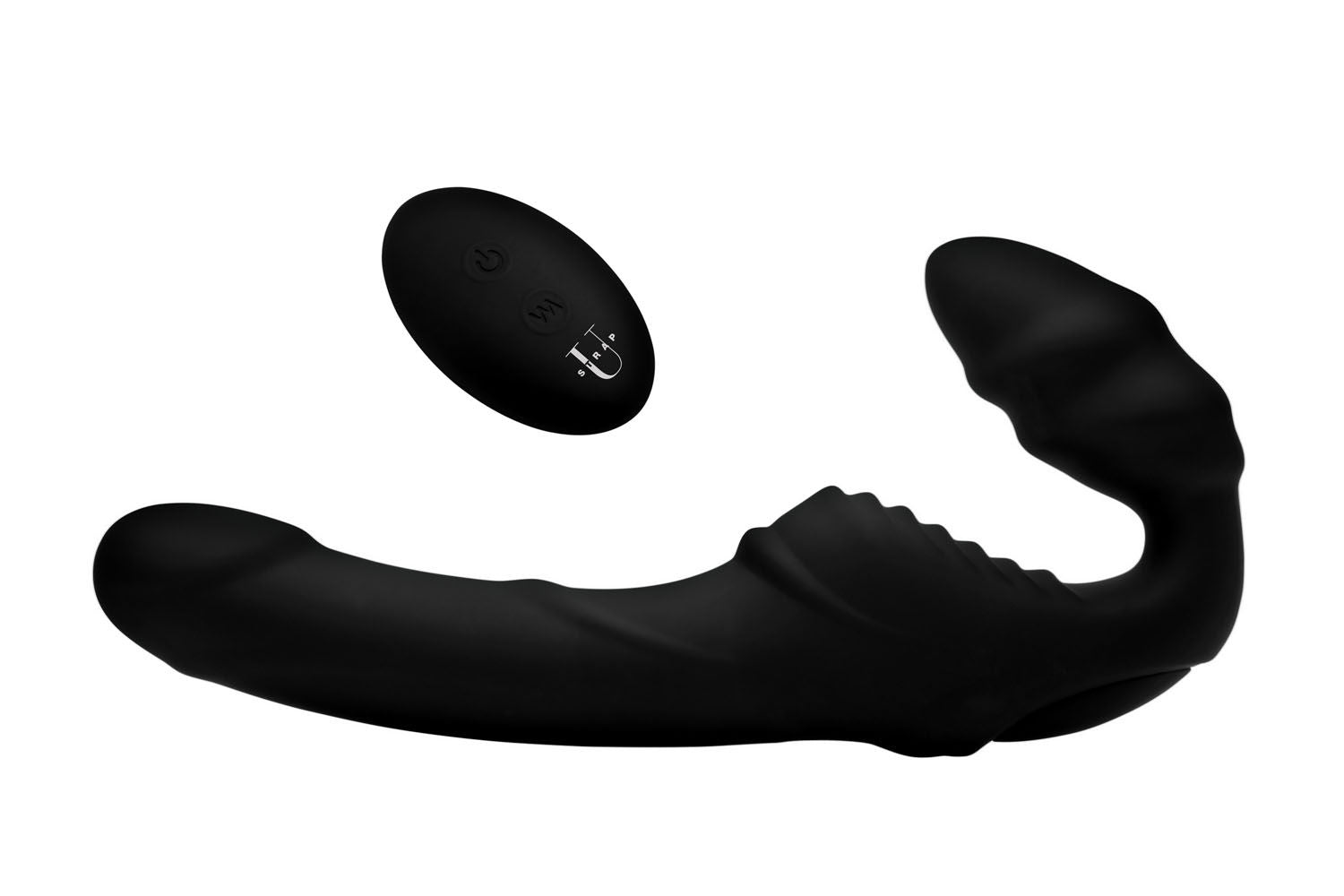 Pro Rider 9x Strapless Vibrating Silicone Strap On With Remote > Realistic Dildos and Vibes > Strapless Strap Ons