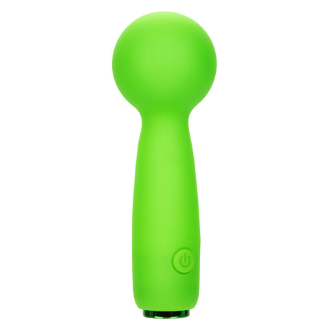 Neon Vibes The Bubbly Vibe Mini Massager in Bright Green with 10 Functions and USB Rechargeable Vibrators