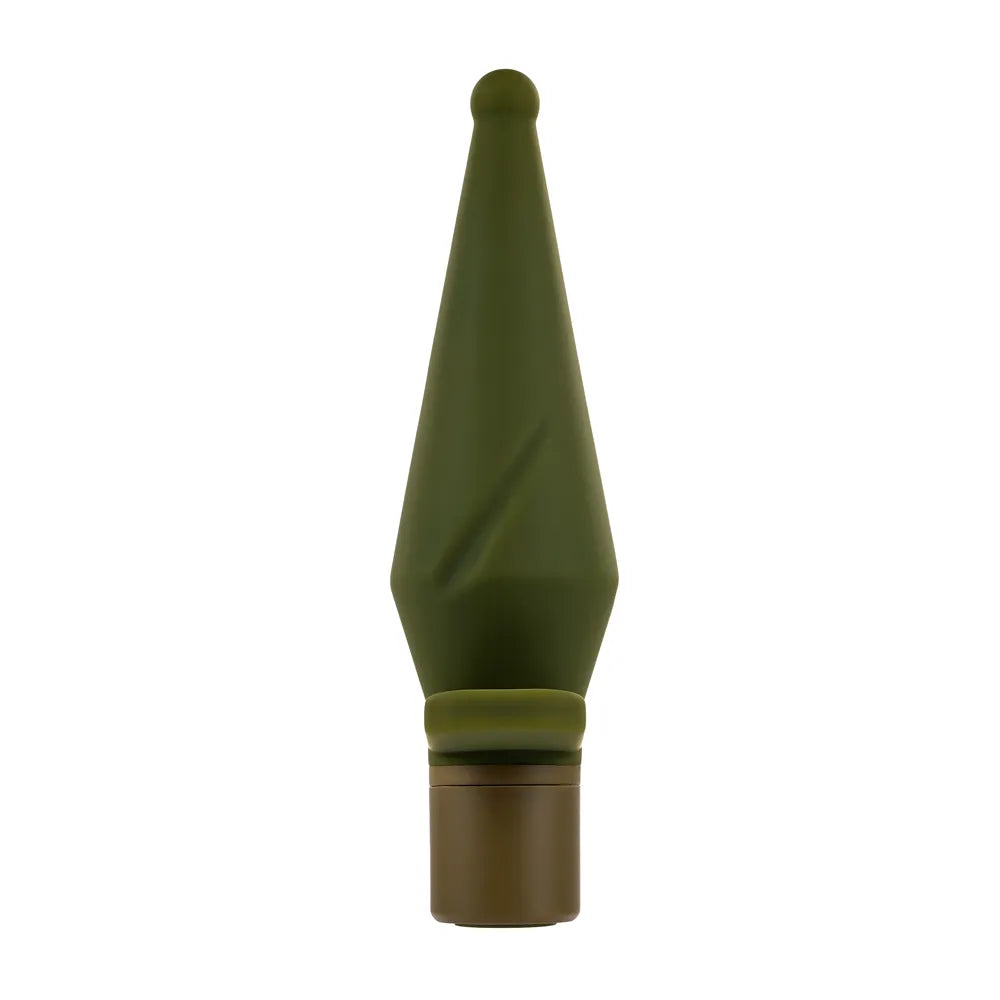 The Private (Green) – 5" Vibrating Butt Plug with 10 Speeds and Patterns Green > Anal Range > Vibrating Butt Plugs