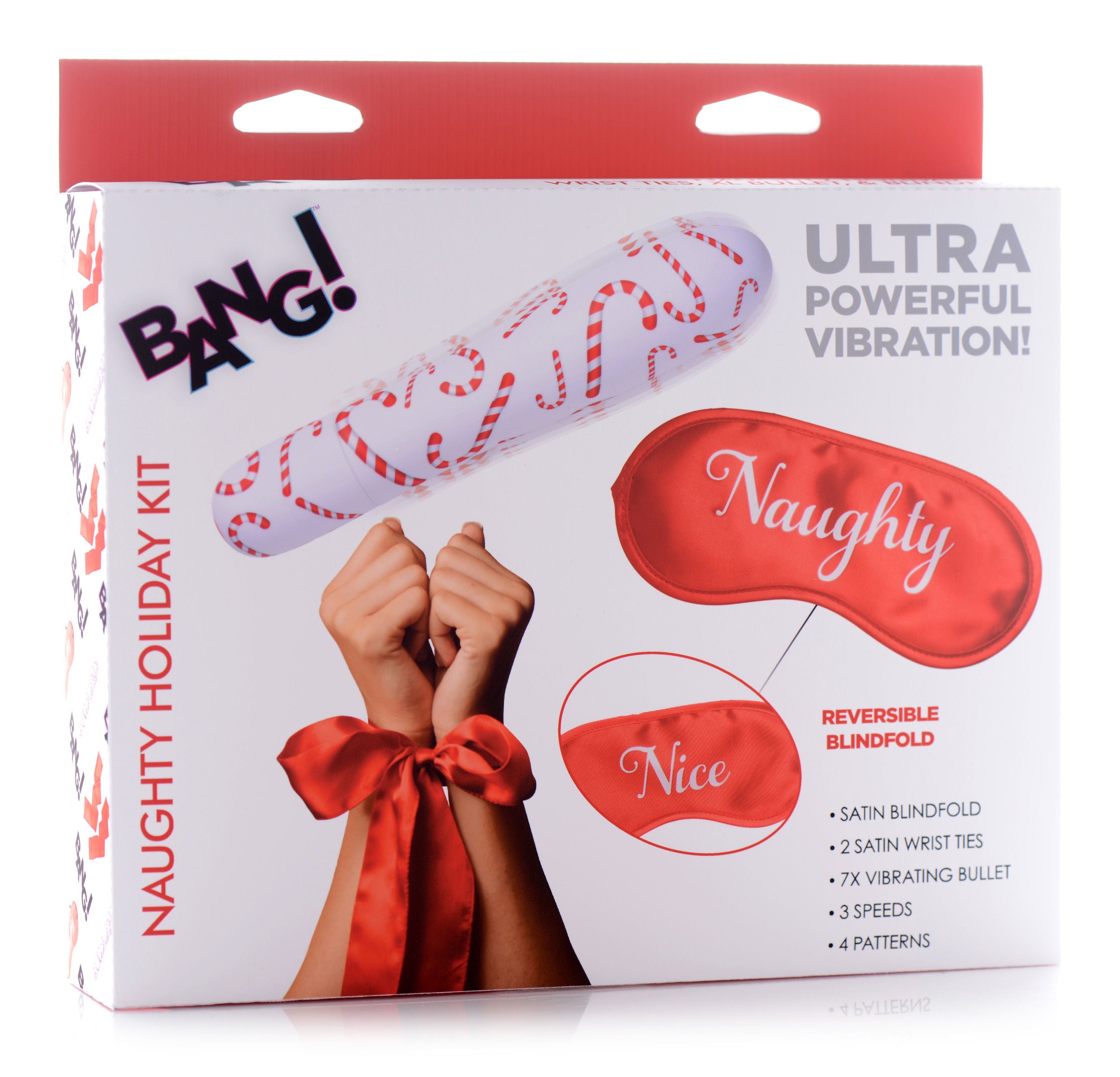 Bang Naughty Holiday Kit with XL Wrist Ties Vibrating Bullet > Sex Toys > Sex Kits