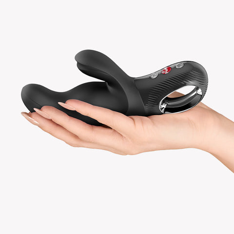 Miss Bi (Black) – Waterproof Dual Rabbit Vibrator > Vibrators > Ladies > Rabbit