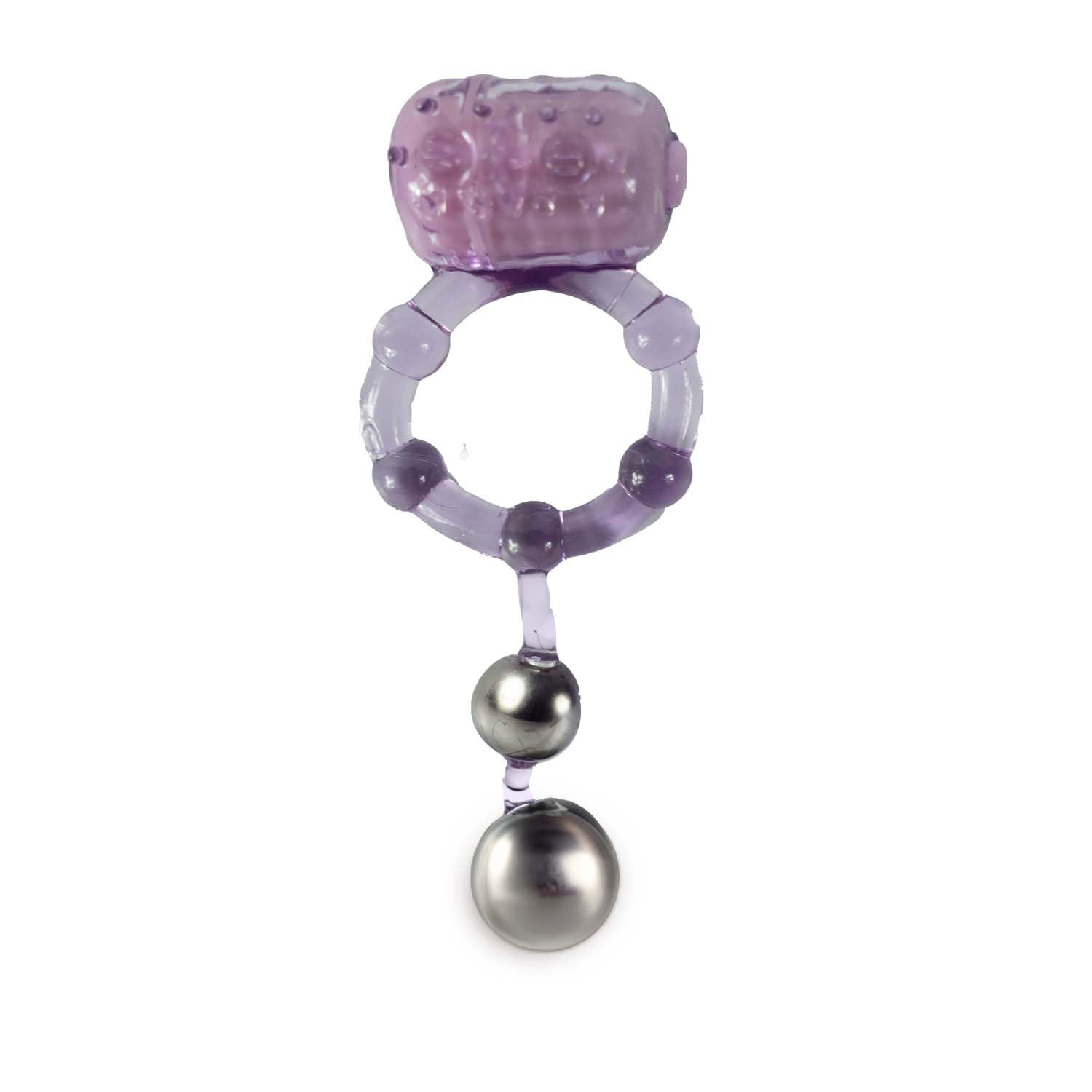 Macho Ultra Erection Keeper Vibrating Cockring in Purple Purple > Cock Ring > Vibrating
