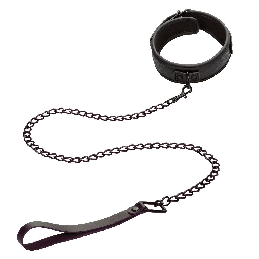 Nocturnal Collection Black Collar and Leash Set for Adults > Bondage Gear > Collars