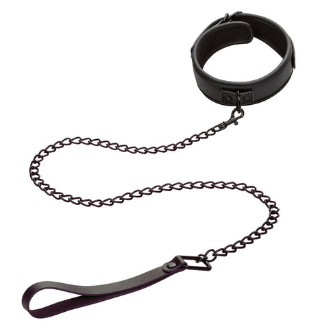 Nocturnal Collection Black Collar and Leash Set for Adults > Bondage Gear > Collars