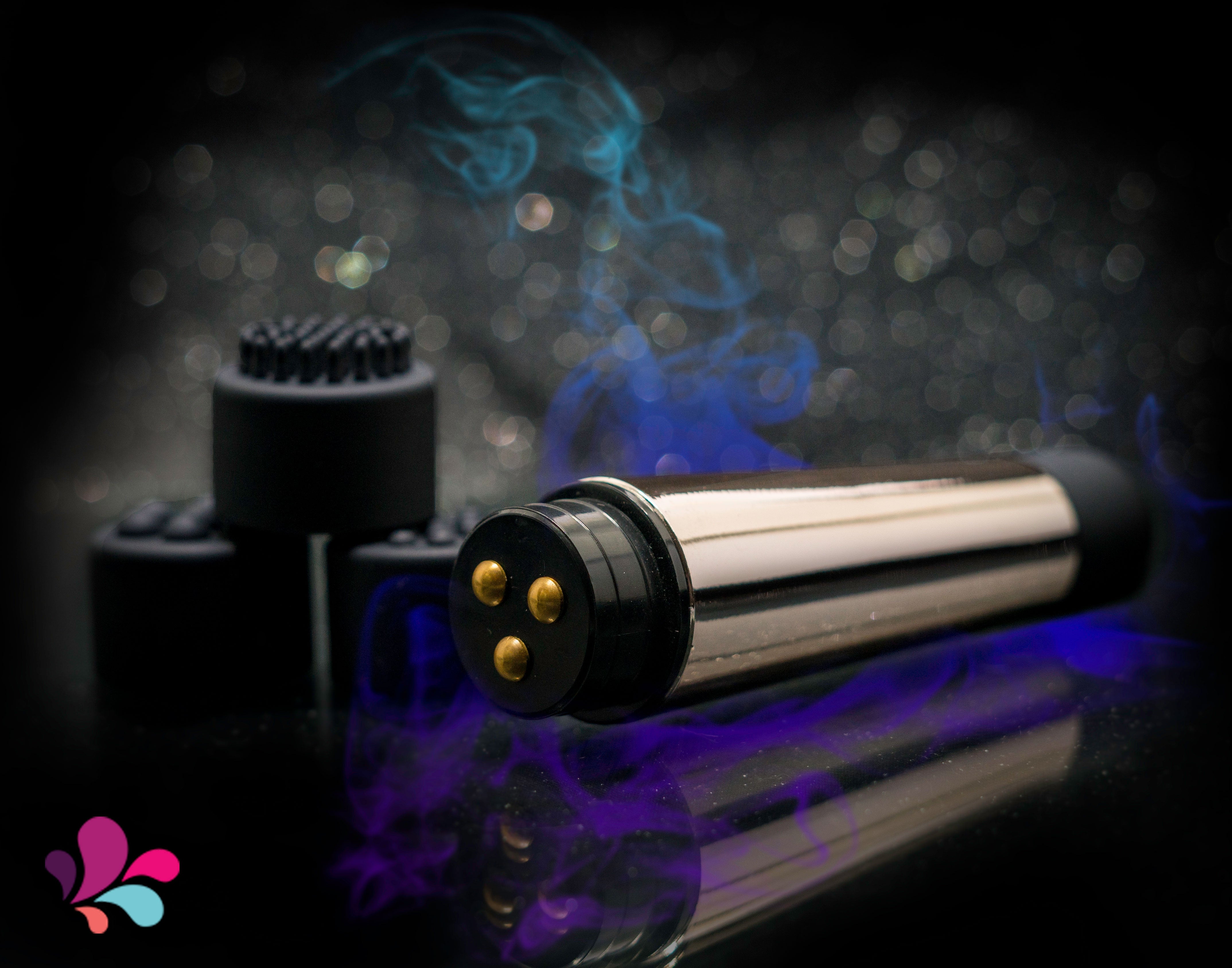 Rechargeable Pocket Plus Rose Gold Mini Vibrator With Tips BULLETS