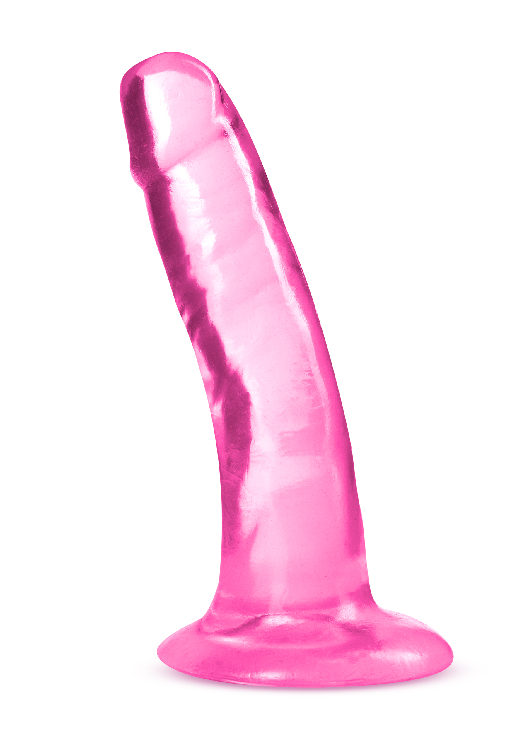 B Yours Plus Clear Suction Cup Dildo Soft Realistic Feel DONGS