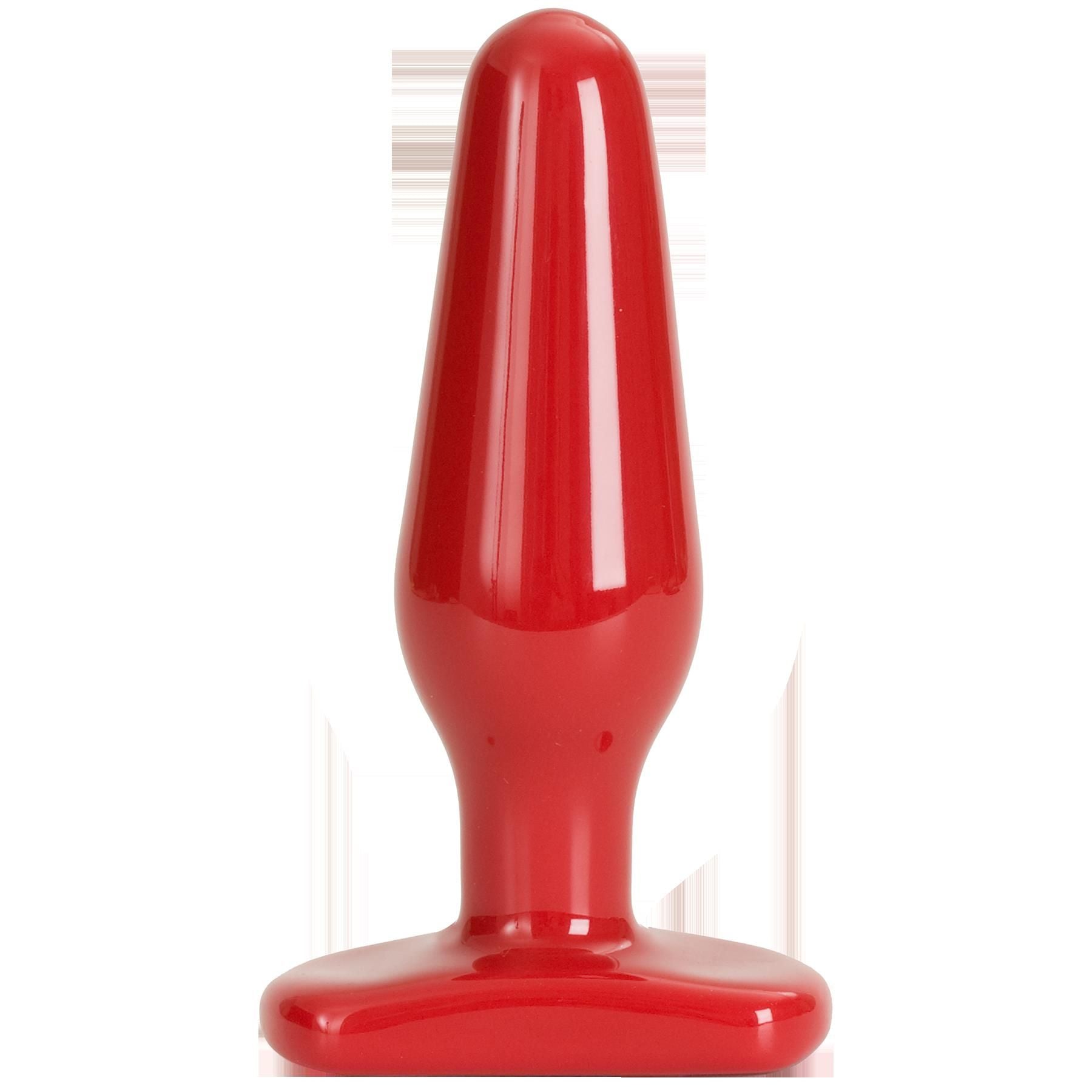 Red Boy Medium (Red) – Firm Flexible Butt Plug Butt Plugs