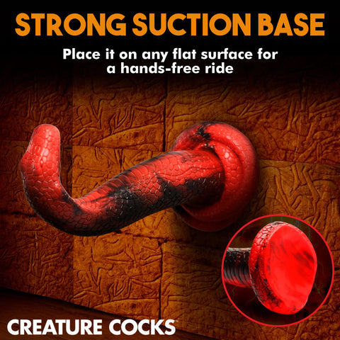 Creature Cocks King Cobra Silicone Dildo for Unique Sensations and Sensual Exploration Fantasy Dongs