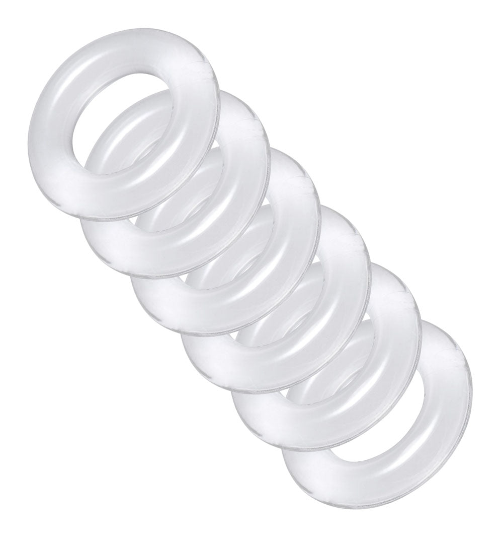 Master Series Ring Master Adjustable Ball Stretcher Kit Clear > Sex Toys For Men > Ball Stretchers