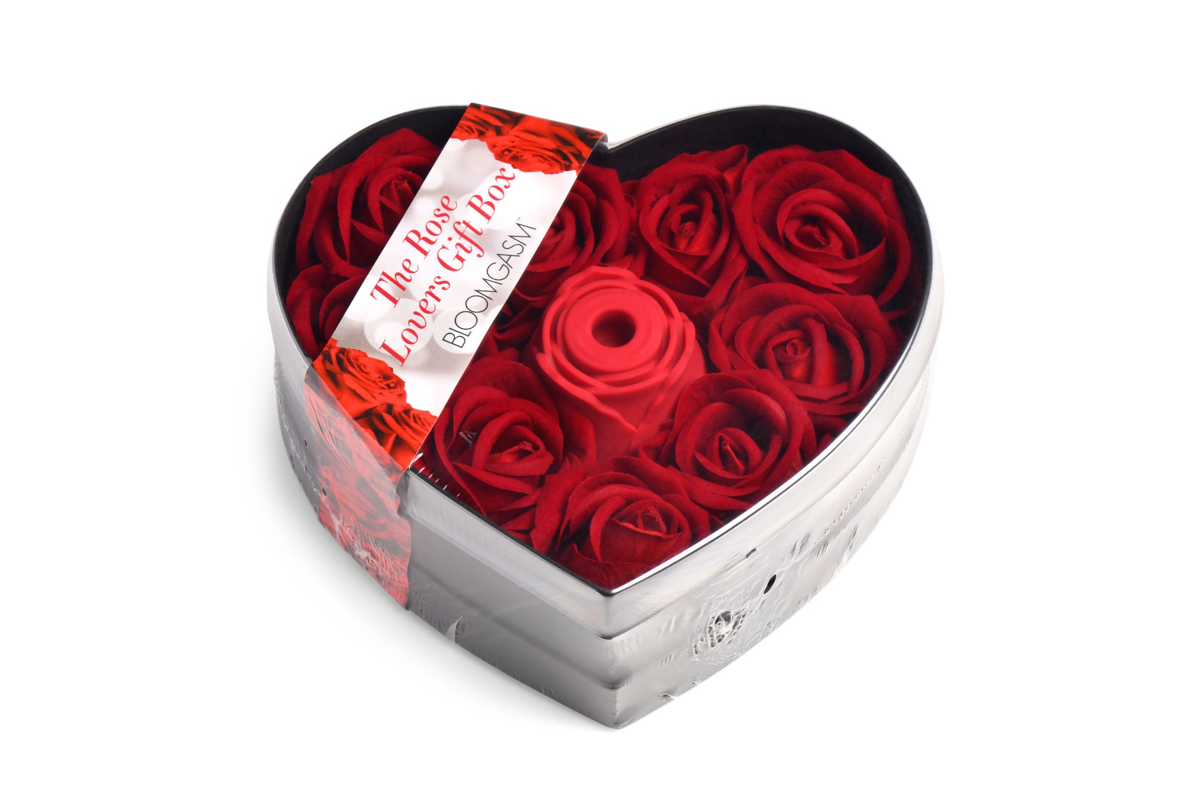 Rose Lover's Gift Box Clit Stimulator with Heart-Shaped Box STIMULATORS