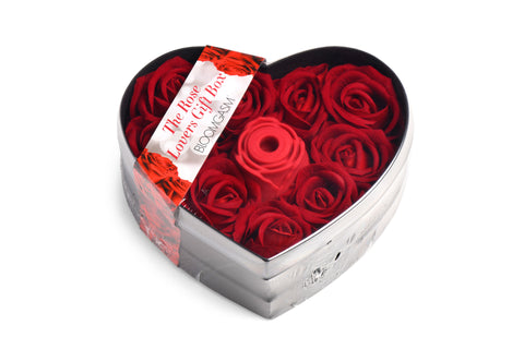 Rose Lover's Gift Box Clit Stimulator with Heart-Shaped Box STIMULATORS
