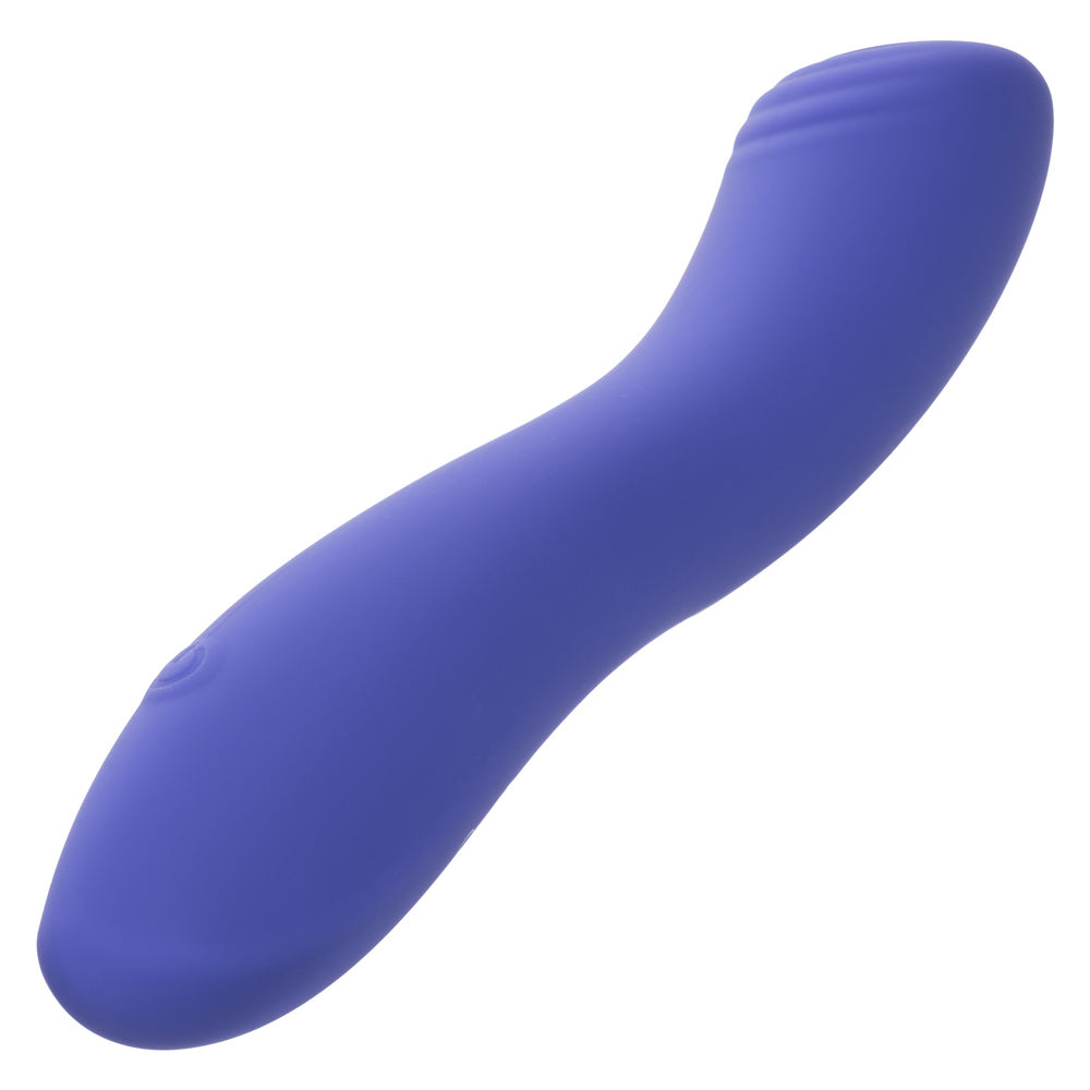 CalExotics Connect Contoured G App-Based Pleasure Silicone Massager in Purple Finger Stimulator
