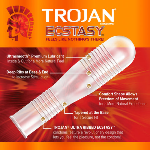Trojan Double Ecstasy - 3 Pack > Essentials > Condoms