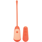 Mood Play - Remote Controlled Rechargeable 1.5 In Vibrating Egg Orange > Sex Toys For Ladies > Vibrating Eggs