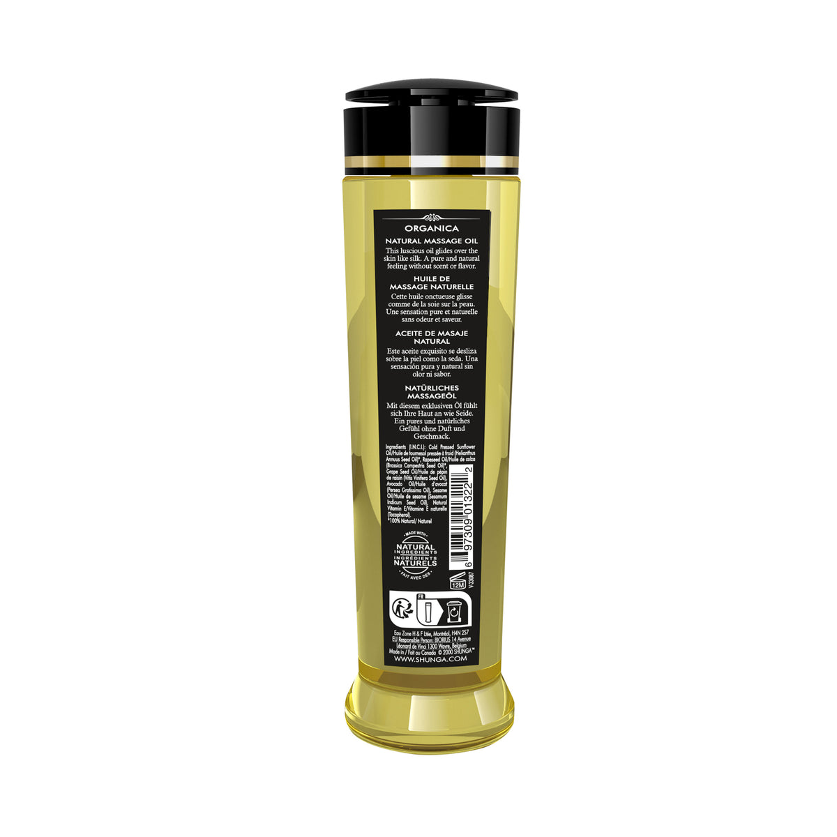 Organica Naturelle Organic Massage Oil 8 Fl Oz Natural Bliss > Essentials > Massage Oil