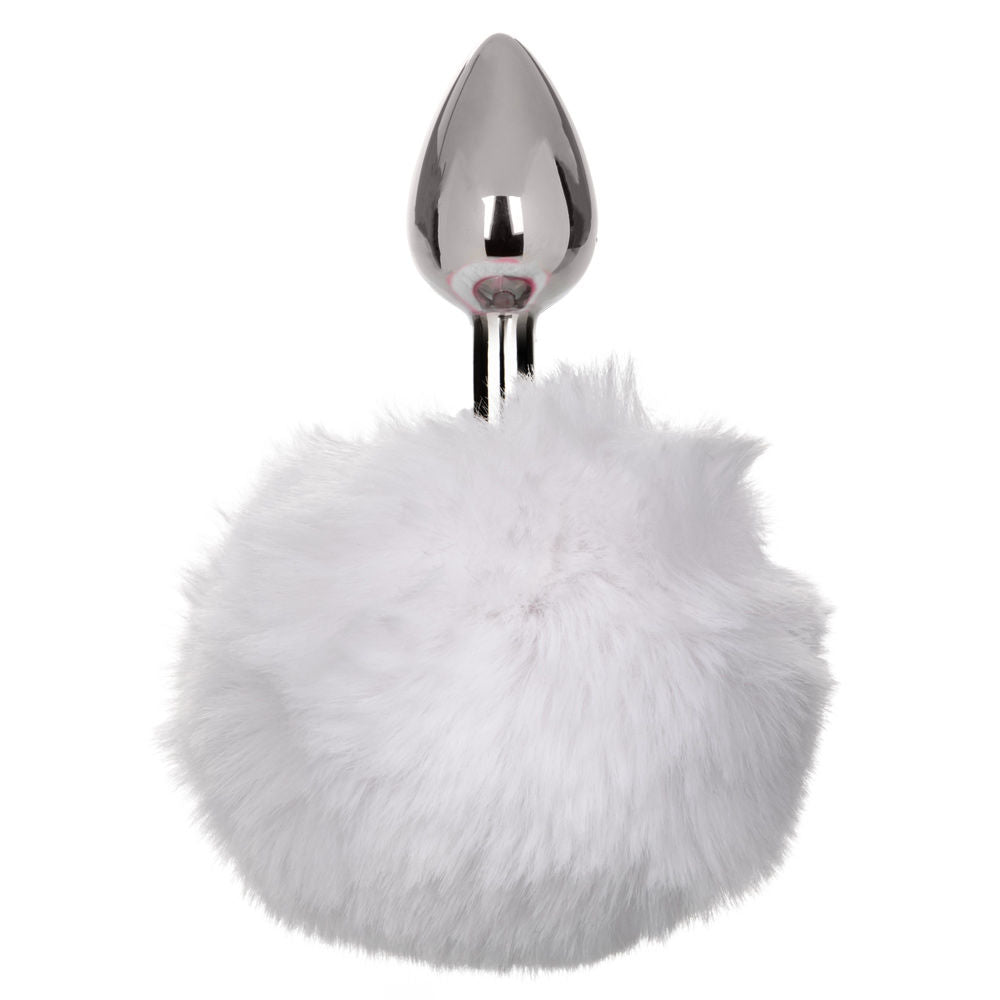 Running Wild Pink Bunny Tail Anal Plug with Metallic Probe Tails