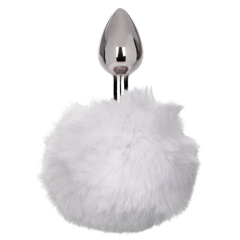 Running Wild Pink Bunny Tail Anal Plug with Metallic Probe Tails