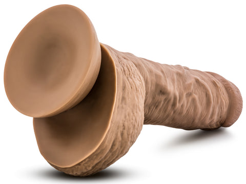 Au Naturel Big Billy 9 Inch Mocha Dildo Realistic Toy Dongs Realistic