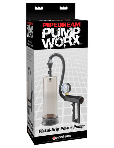 Pump Worx Pistol-Grip Power Pump - Penis Pump with Gauge PUMPS