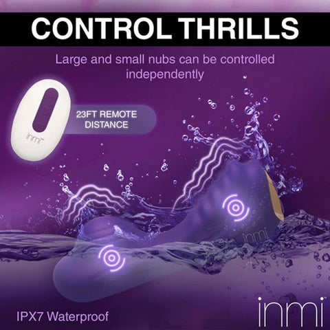 Purple Silicone Vibrating Grinder with Remote Control for Adults Vibrating Pads