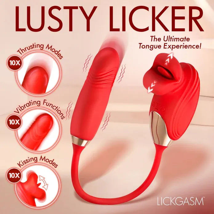 Bliss Kiss Kissing Clitoral Stimulator and Thrusting Vibrator – Silicone Rechargeable > Sex Toys For Ladies > Clitoral Vibrators and Stimulators