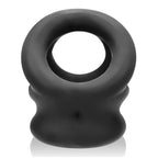 Tri-Squeeze Ball Stretch Cock Sling in Black Ice by Oxballs > Cock Ring > Sling